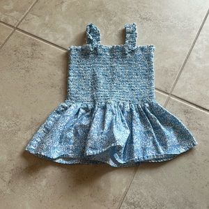 tank top of ruffles on it